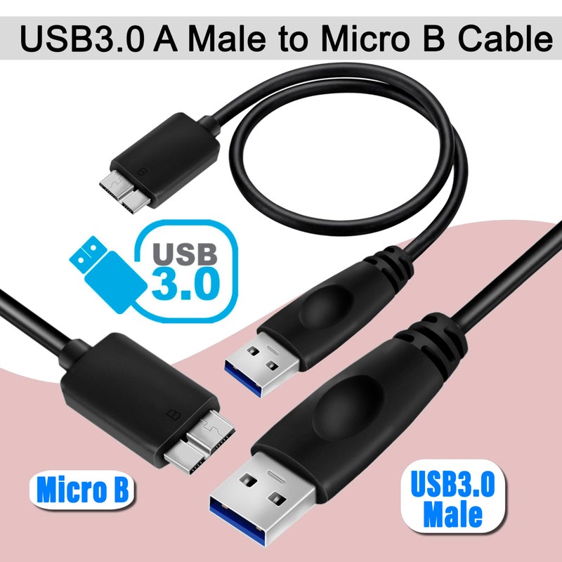 SaiTech IT USB 3.0 Cable A to Micro B high speed upto 5 Gbps data transfer cable for Portable External Hard Drive (SaiTech IT-015) - Image 4
